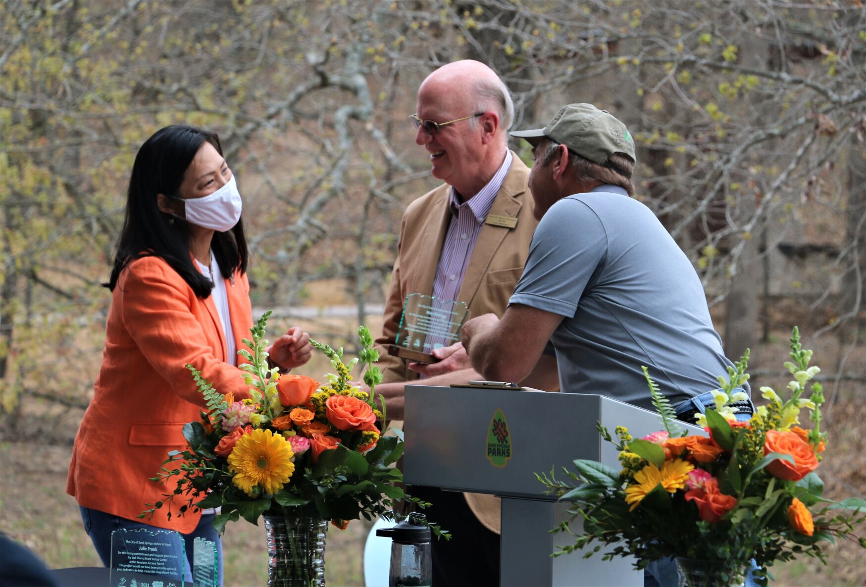 Keystone Ancient Forest visitor center dedication